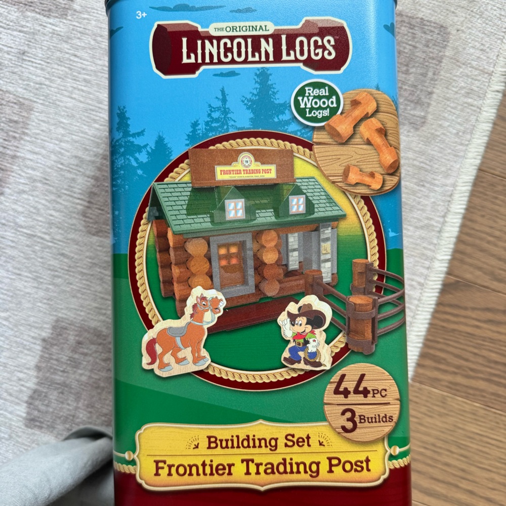 Disney Lincoln Log Mickey Set - Brand New Unopened